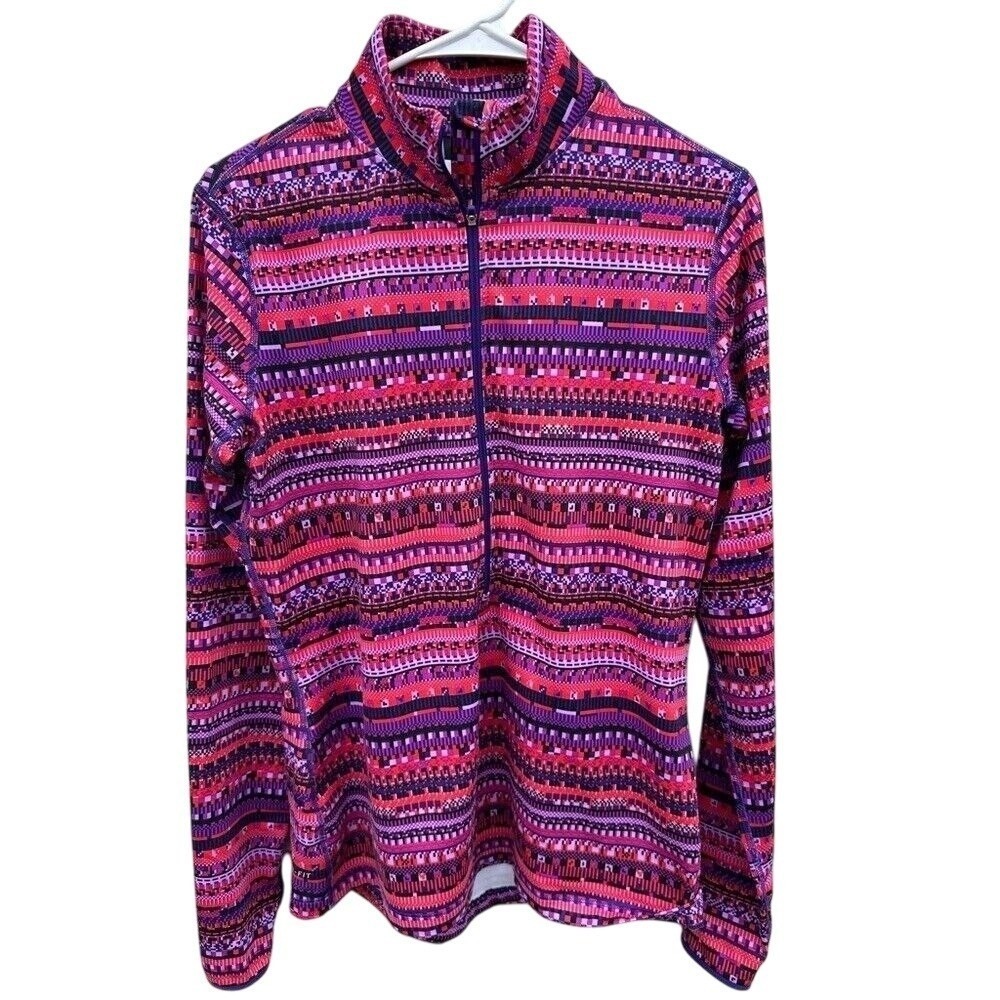 Nike Pro Dri-FIT Half Zip Pullover Top Long Sleeve‎ Athletic Winter Layer Large